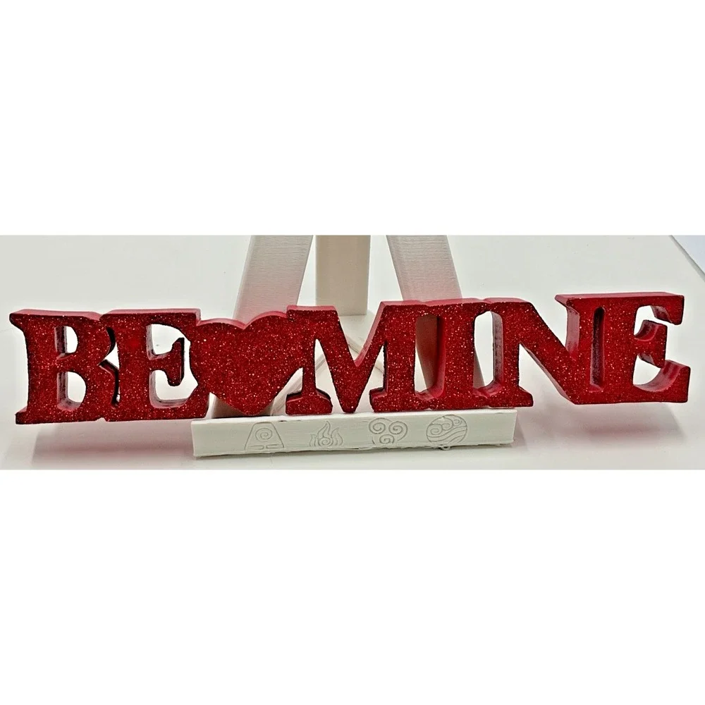 Valentine's Day Be Mine Glitter Desktop‎ Sign